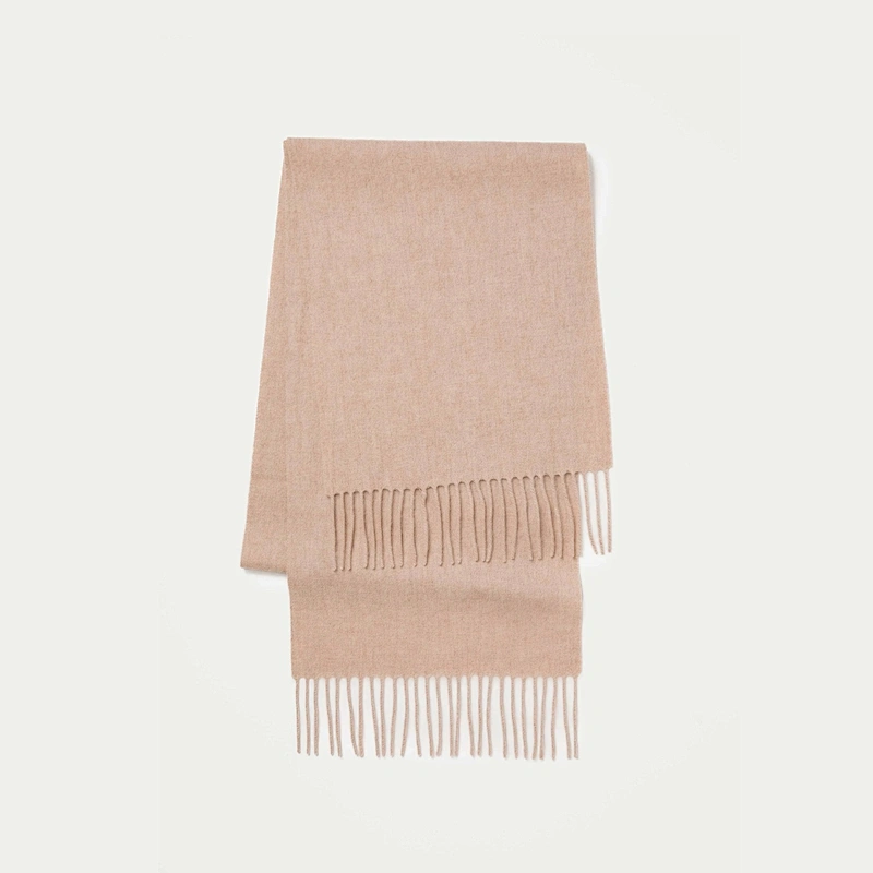 minimalist neutral-toned everyday scarf